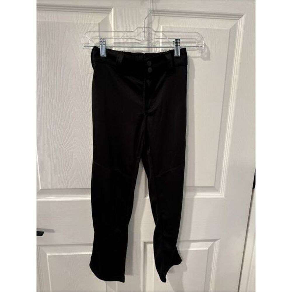 QBK Baseball Pants Black Unisex Boys Girls Size‎ 7T 24x23